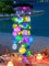 iShabao Muschel Solar Windspiel Garten mit Pastell Kugel, 18 LED Solar Windspiel für Draußen Abdichtung, Geschenke für Mutter/Frauen/Tochter/Freundin, Dekorationen für Baum, Terrasse, Balkon, Hochzeit