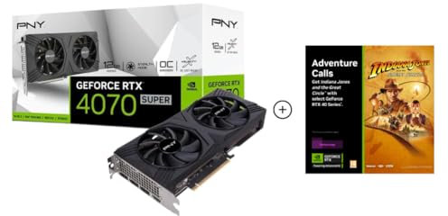 PNY GeForce RTX 4070 SUPER 12GB Verto Overclocked Dual Fan DLSS 3