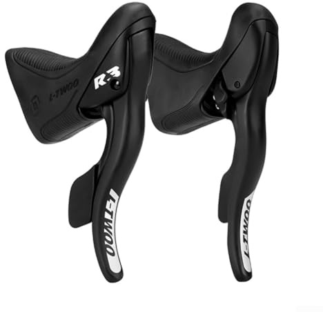 ChicBosom L-TWOO Levier de changement de vitesse pour vélo de route, R2/R3/R5/R7 2 x 7/8/9 vitesses compatible avec dérailleur (R3)