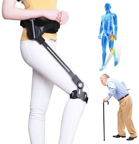 Ausili per la deambulazione Bionic Body Power Per Adulti E Anziani,Ausilio Per Camminare Con Mobilità,Attrezzatura Per L'Allenamento Riabilitativo Delle Gambe, 3 Livelli Di Forza Regolabile,Right-L