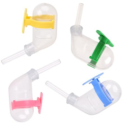 Generic 60Ml Hamster Water Bottle Leakproof Silent Vacuum Pet Waterer with Nozzle, Small Animal Drinking Feeder Suitable for Hamsters and Rabbits, Household Pet Drinking Random Color