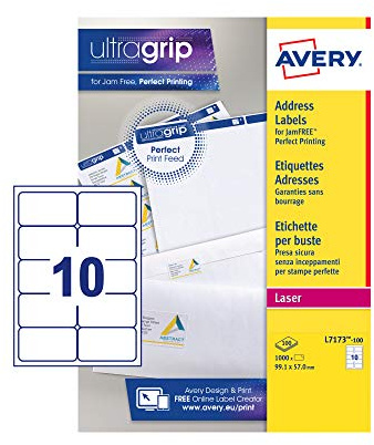 Avery Adress-Etiketten schnellablösend