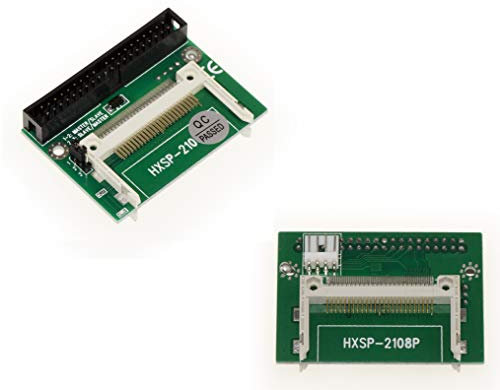 KALEA-INFORMATIQUE Adaptateur Double Compact Flash CF Mâle vers IDE 3.5 Pouces 40 Pins.