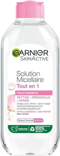 Garnier Skin Active Mizellen-Lösung, All in 1, für sensible Haut, groß, 400 ml – 1 Stück