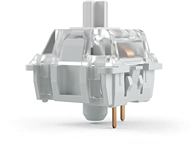 GLORIOUS Gaming 120 switches para Teclado mecánico Gateron (claros) - Compatibles con LED SMD, lineales ultraligeros para tecleo y Gaming rápidos, 35 g de acción, fijación de 3 Pines - Claro Gateron