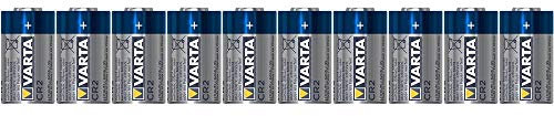 VARTA Batterien CR2 Lithium Rundzellen, 10 Stück, 3V, Spezialbatterien für elektronische Kleingeräte, mit langanhaltender, höchster Leistung