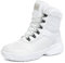DANNTO Winterstiefel Damen Warme Gefütterte Winterschuhe Schneestiefel für Frauen Wanderschuhe Trekkingschuhe(beige,42)
