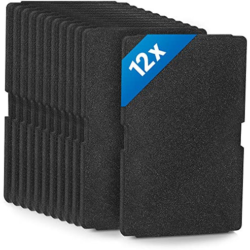 12x Trockner Filter für Beko Grundig Blomberg ElektraBregenz 2964840100, Wärmetauscher Filter Dryer filter Schaumstofffilter Schwammfilter Filtermatte für Wäschetrockner Wärmepumpentrockner