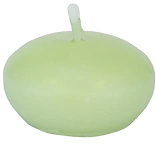 Wiedemann Kerzen Schwimmkerzen Pastellgrün (Aloe Vera) Ø 45 mm, 24 Stück