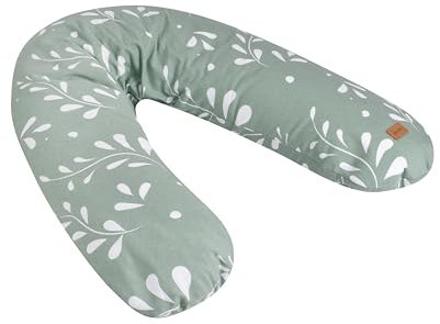 BÉABA, Big Flopsy, Stillkissen, Schwangerschafts-/schwangerschaftskissen, Multifunktional, Schlafen, Stillen, optimale Unterstützung, Entspannung, Komfort, Baumwollblüte, Ökotex, Natur