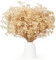 Fiori secchi Bouquet Gypsophila Essiccata 17 pollici 3500+ fiori bianchi avorio, rami di Naturale Gypsophila Fiori Secchi per ghirlande fai-da-te, casa, matrimonio, decorazioni per vasi, 7-285/40