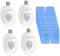 USB Mosquito Repellent Plug in, 4 Pcs USB Mosquito Killer with 120 Repellent Tablets Portable Indoor Insect repell-ent Plug in Electric mosquitorepellent Killer for Outdoor,Indoor (4Pcs＋120 Tablets)