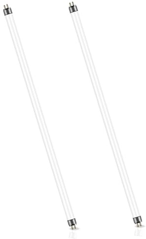 Paquete De 2 Tubos Fluorescentes T5 De 13W, Tamaño: 525mm, Blanco Cálido 3000K, 1250 LM, Casquillo G5, Lámpara De Bajo Consumo, Luz De Emergencia De Bajo Consumo Para Cocina, Baño, Armario Y Garaje