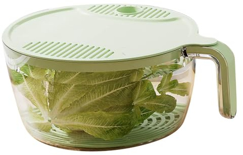 Cocoarm Filtro per Lavare il Riso, Scodella in Plastica per Lavare il Riso, 20,5 X 10,5 X 25 Cm, Grande capacità per il, Scolare le Verdure e Sciacquare la Frutta Nelle Cucine Domestiche