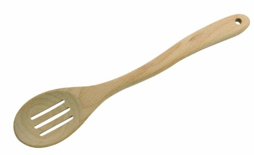 Fackelmann Cucchiaio Forato in Faggio, Marrone, 30 cm