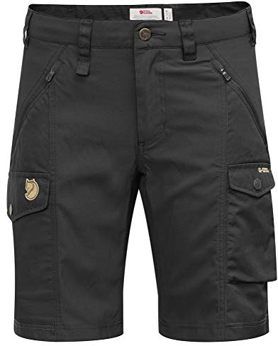 Fjällräven Damen Nikka Shorts Curved Kurze Hose, Schwarz, 34 EU