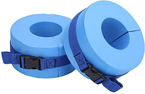 Wakects Bandes de Cheville de Natation en Mousse, 2 Pièces, avec Boucle à Libération Rapide pour Natation et Fitness