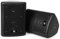 Black Wall Mount Speakers (Pair) 4 Restaurant Bar Background Music 75W