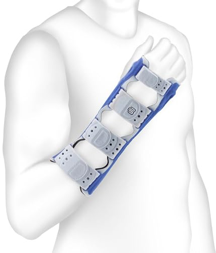 Bauerfeind ManuLoc® long Handgelenkorthese mit längerem Hebel 2 titan