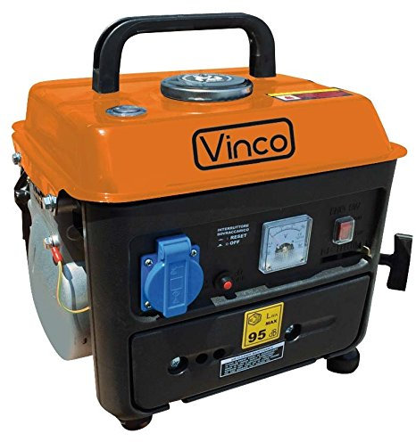 Vinco Generatore Tipo Silenziato, Trasportabile. Motore A 2 Tempi Monofase Con Marmitta Catalitica. Funzionamento Con Miscela 2%, 1 Presa 12 V. Capacità Serbatoio 4,2 Litri