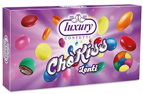 Buratti Confetti Chocolat Dragéifié Lentilles Fantaisie au Chocolat au Lait 1 Kg