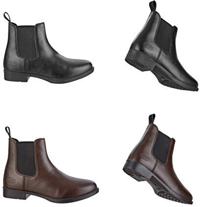 Lazura Jodhpur Reitstiefelette Classic Leder braun 39