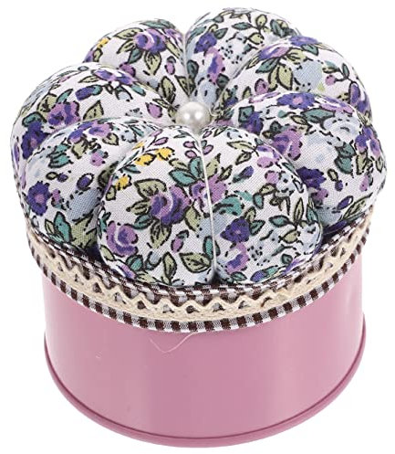 STOBOK Nadelkissen Fall Pin-Organizer Zubehör Für Nähwerkzeuge Nähnadel Flasche Kugelkopfstift Kopfstift Aus Glas Quiltnadelhalter Nähen Nähnadel Basis Nähzubehör Stoff Kürbis Arbeit