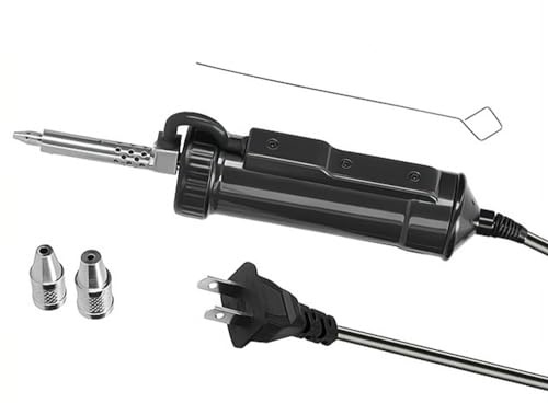 Generic Solder Sucker, 110V Desoldering Tool, Automatic Desoldering Pump, 30W Electric Tin Desoldering Gun Solder Remover with 3x Soldering Suction Alloy Tips