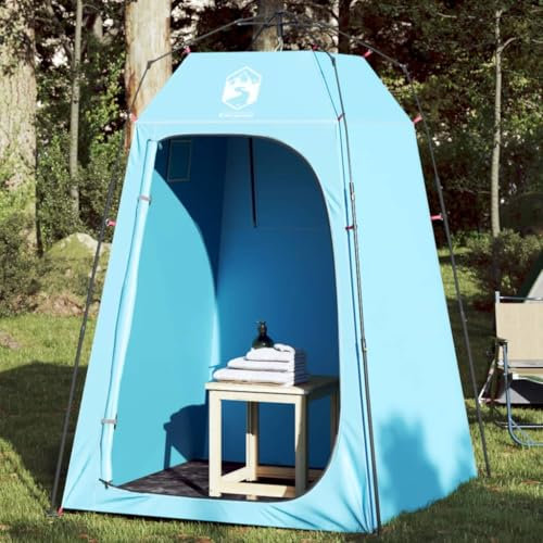 Tino Tech Tente brise-vue - Tente d'appoint - Tente familiale - Grande tente à lancer - Tente de festival - Tente de trekking - Tente extérieure étanche - 150 x 150 x 220 cm - Polyester - Bleu