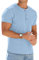 PrinStory Men's Henley T-Shirts Cotton Short Sleeve Tops Casual Summer Muscle Slim Fit Tee for Men Gym Golf Activewear (Light Blue, L)