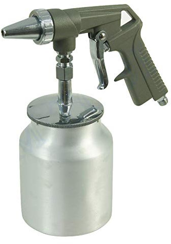 ORAIZO Sandblasting Gun, 1000ml Capacity Sand Blaster Spray Gun Grit Shot Blasting Car Truck Paint Rust Remover 222250A