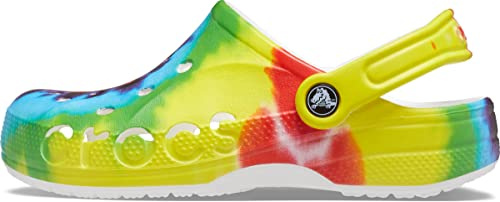 Crocs Baya Graphic Clog Mixte Sabot, Multi Tie Dye, 45/46 EU