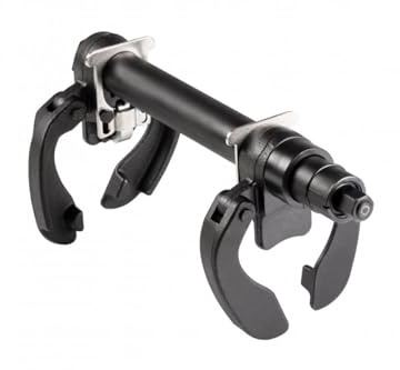 HÖGERT TECHNIK McPhersona Federspanner: Hochleistungs-Abziehvorrichtung für Pkw- und Lieferwagen-Federn, 2-armig, Chrom-Molybdän-Stahl, Spannkraft 2300 kg