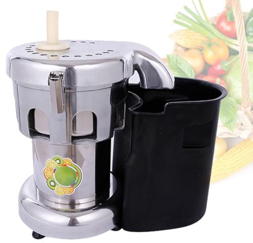 Centrifugaljuicer - högavkastande extraktionsmaskin, 80 mm bred matningsränna Centrifugaljuicemaskin med massahink