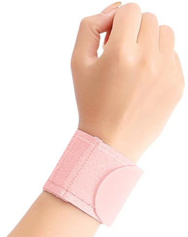 Goufride Fitness-Armbänder, Handgelenkstütze, Handgelenkschützer, Geeignet für Fitness, Handgelenkschutz, Atmungsaktive Bandagen, Riemen, Rosa