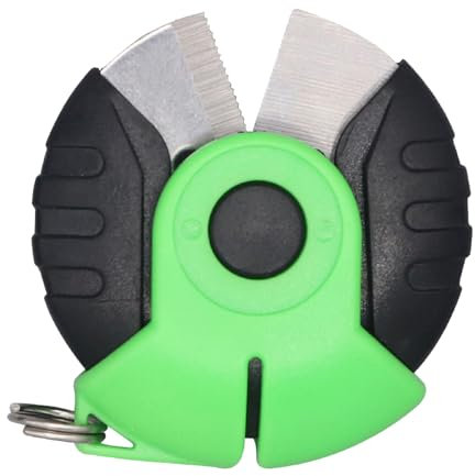 Vdaxvme Tijeras de pesca de acero inoxidable para línea trenzada, multifunción, pequeña línea redonda