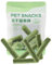 BommFu Cat Grass Sticks | Kitten Teeth Cleaning Treats | High Protein Chicken Freeze Dried Cat Grass Sticks for Adults & Kittens for Hairball Removal and Teeth Cleaning