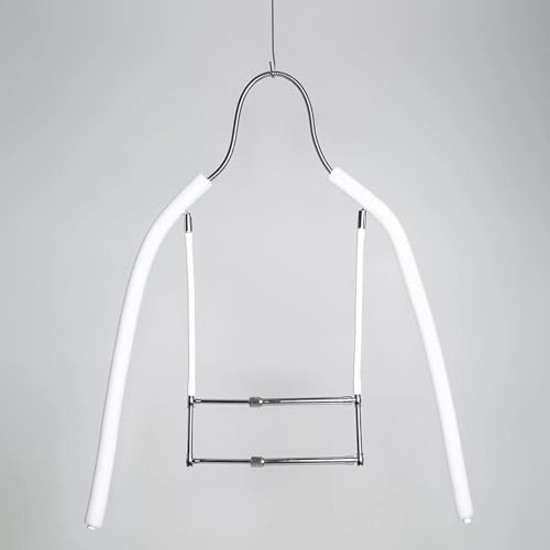 Percha invisible para fotografía de ropa, estante de metal ajustable, soporte de torso de maniquí, medio colgador de pared para chaquetas y abrigos