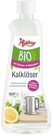 POLIBOY Bio Kalklöser - Geruchsneutraler Entkalker für Klein- und Großgeräte,sowie Oberflächen in der Küche und Badezimmer - Vegan - 500ml - Made in Germany