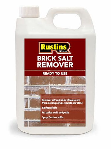 Rustins Brick Salt Remover, 4L, Ready to Use, Removes Salt and White Efflorescence