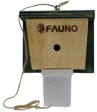 Lot de 2 pièges à guêpes pour extérieur et Jardin - Bouteille avec Attractif Liquide réutilisable - Appât Efficace Vespa Velutina Bois Recyclable biodégradable Facile à accrocher artisanalement