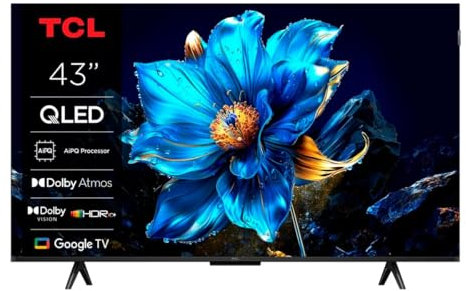TCL QLED 43 43P7K UltraHD 4K Dolby Atmos Google TV