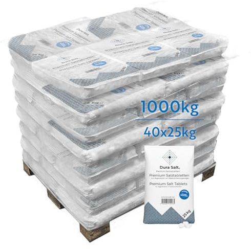 Dura Salt 1000 kg Salztabletten für Wasserenthärtungsanlagen Regeneriersalz Poolsalz