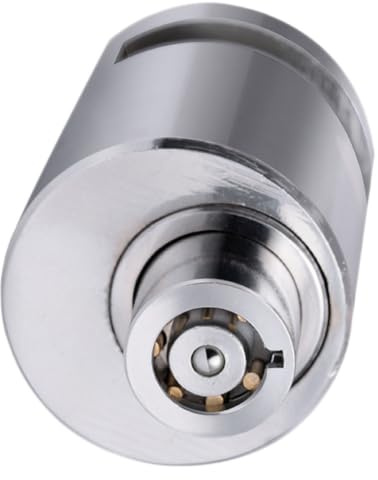 TOYANDONA Candado de Disco de Freno para Motocicleta Estructura Compleja y Acero Aleado, Diseño Plateado y 2 Llaves Antirrobo para Vehículo Seguro