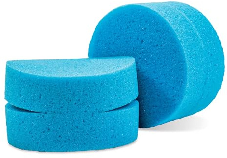 Griot's Garage Blue Detail Sponges for Car Detailing and Polishing, Foam Applicators for Waxes, Tire Dressings, Cleaners, Coatings, and Conditioners, 11205, Set of 2