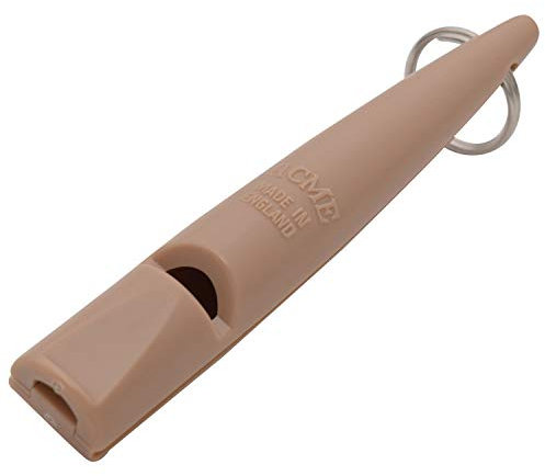 Acme Hundepfeife No. 211,5 | Original aus England | Ideal für die Hundeausbildung | Robustes Material | Genormte Frequenz | Laut und weitreichend | Nougat / Nougat
