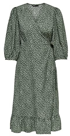 Only Vestido de Mujer, Verde bálsamo, M