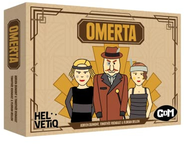 GDM - Omerta -Memory Card Game - Juego de Mesa - Light Memory Game - de 3 a 5 Jugadores - A Partir de 8 años. 20 min.