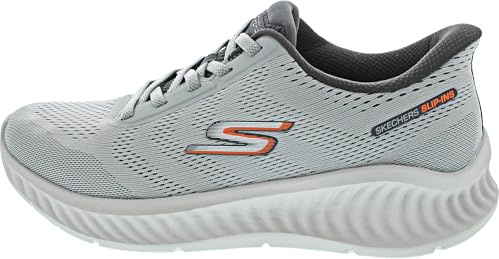 Skechers Chaussures à Enfiler Mains Libres Go Walk Now-Payton pour Homme, Gris, 43 EU