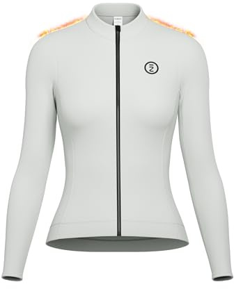 INBIKE Maglia Ciclismo Donna Invernale in Pile Giacca Ciclismo Donna Antivento Termico Maglia Bici Maglia MTB Manica Lunga